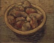 Vincent Van Gogh Style life with potatoes in a Schussel USA oil painting artist